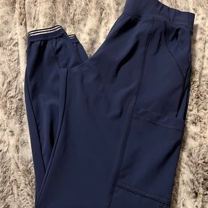 Urbane impulse navy blue women’s jogger scrubs worn once size S